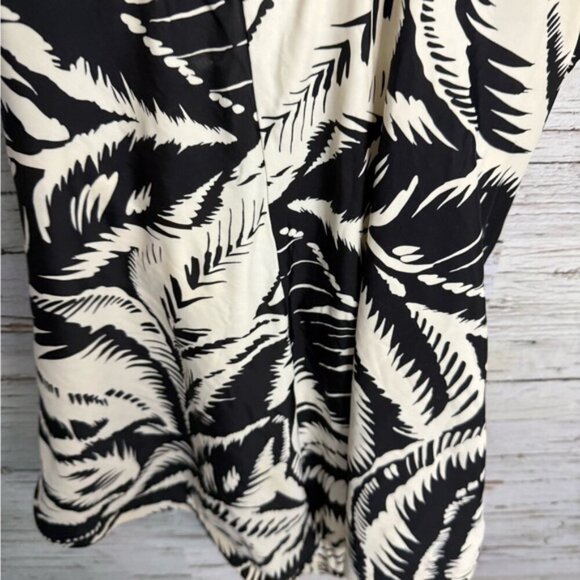 Maxine Of Hollywood cream black floral Ruched One Piece Swimsuit, 22W - Picture 6 of 9